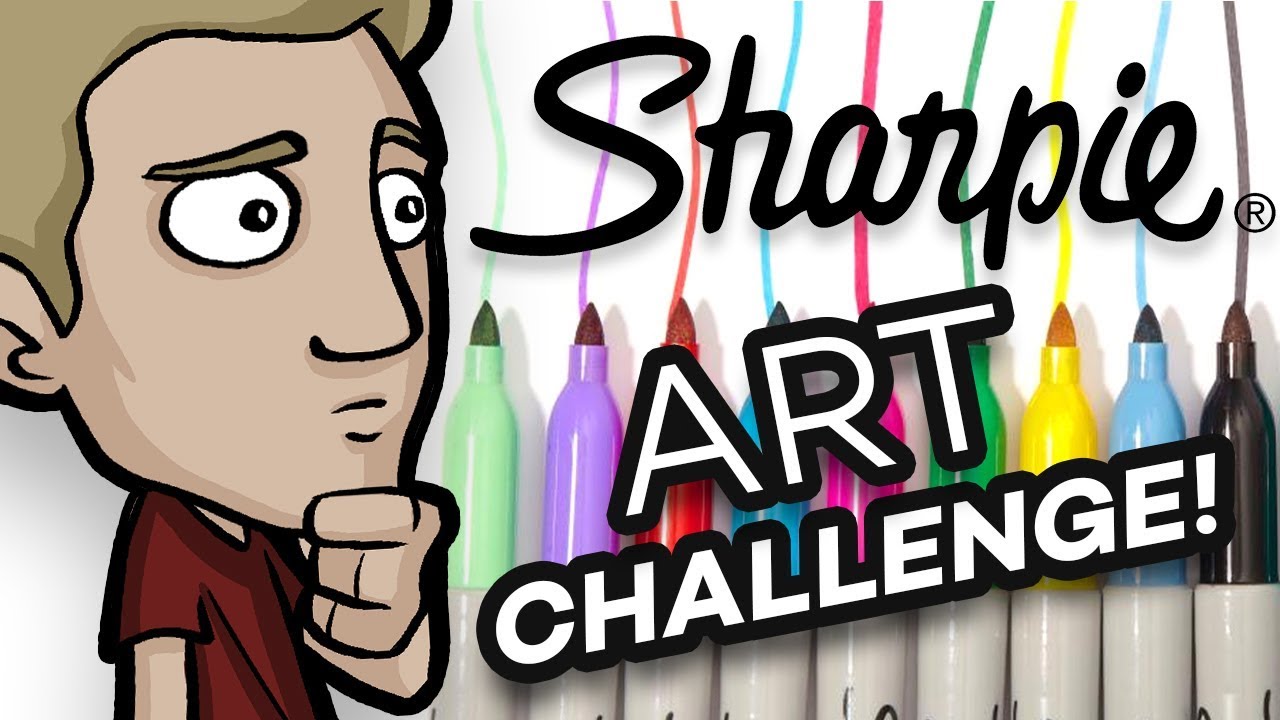 1280x720 The Sharpie Art Challenge! - Sharpie Sketch