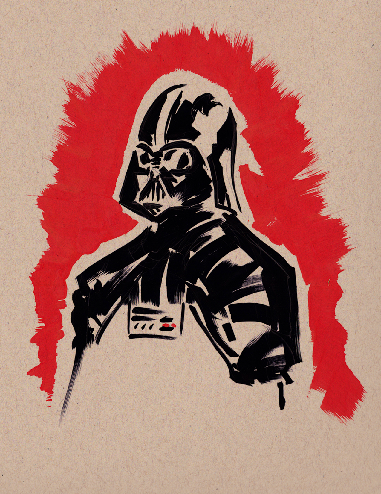 1275x1650 Vader Sharpie Sketch Jake Standley Illustration Amp Design - Sharpie Sketch