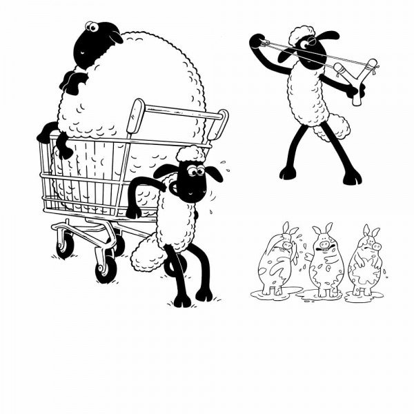 93 Top Coloring Pages Shaun The Sheep For Free