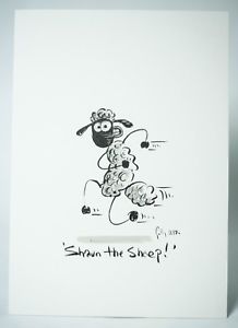 218x300 Shaun The Sheep Sketch Signed By Richard Starzak Of Aardman - Shaun The Sheep Sketch