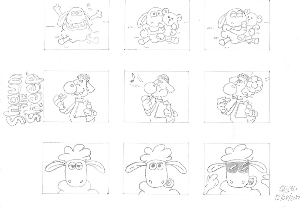 1024x724 Sketch Dump - Shaun The Sheep Sketch