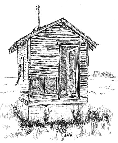 497x600 Old Shed [Archive] - Shed Sketch