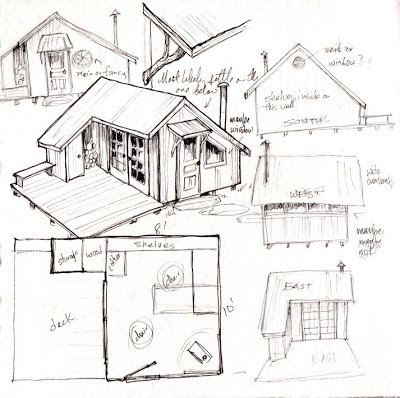 400x398 Shed Of Reality A Place Called Sanity Sketches, Plans, Dreams - Shed Sketch