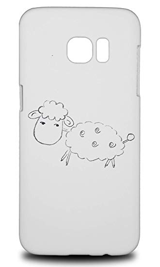 330x550 Cute Farm Animal Sheep Sketch Art Hard Phone Case - Sheep Sketch Images