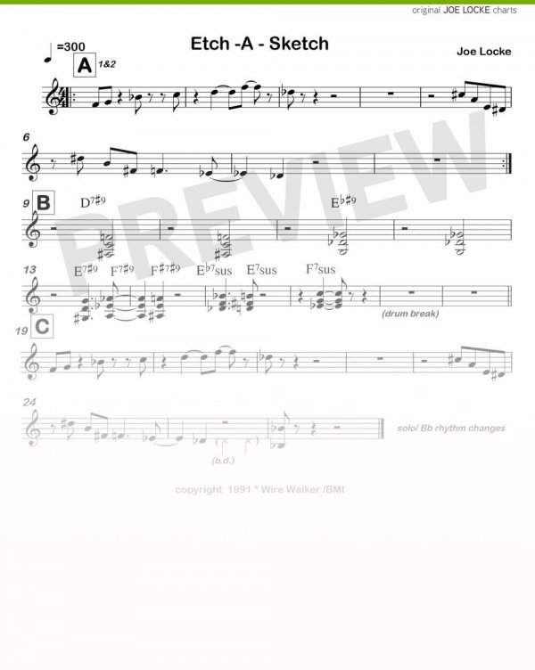 600x752 Etch A Sketch Joe Locke - Sheet Music Sketch