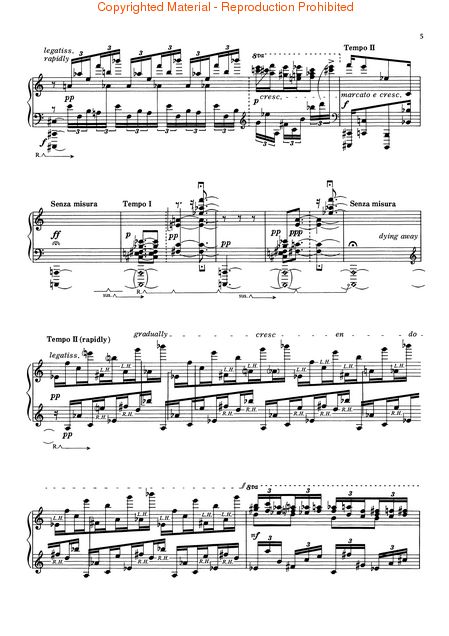 449x636 Sheet Music Toru Takemitsu Rain Tree Sketch - Sheet Music Sketch