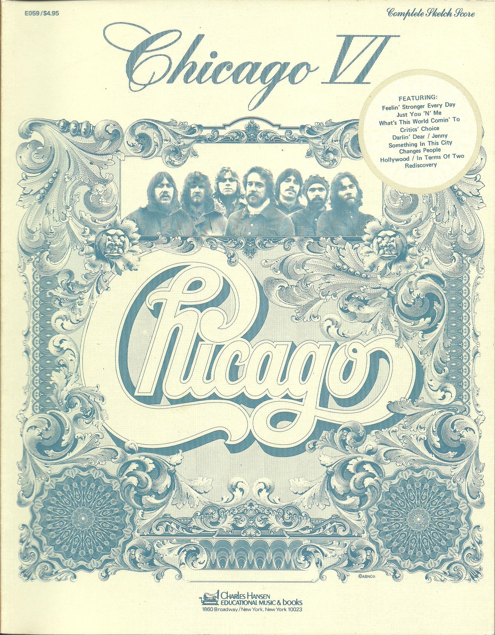 1696x2174 Chicago - Sheet Music Sketch