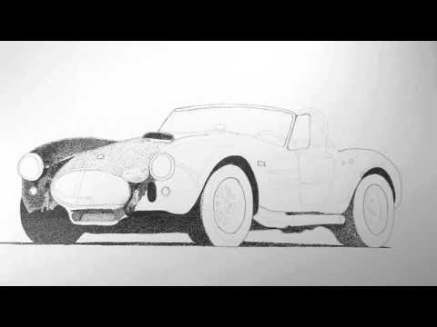 480x360 Drawing A Shelby 427 Cobra 427 - Shelby Cobra Sketch