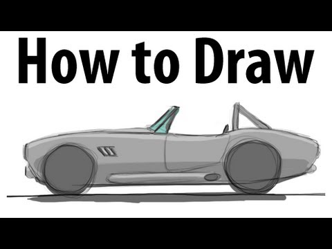 480x360 How To Draw An Ac Cobra - Shelby Cobra Sketch
