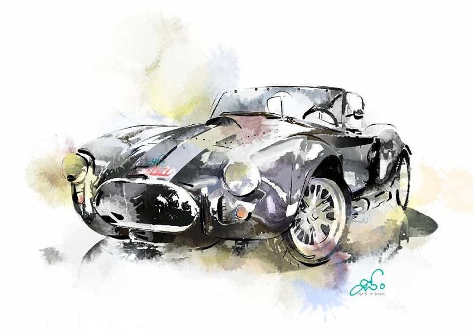 960x680 Sandeepa Vithanage - Shelby Cobra Sketch