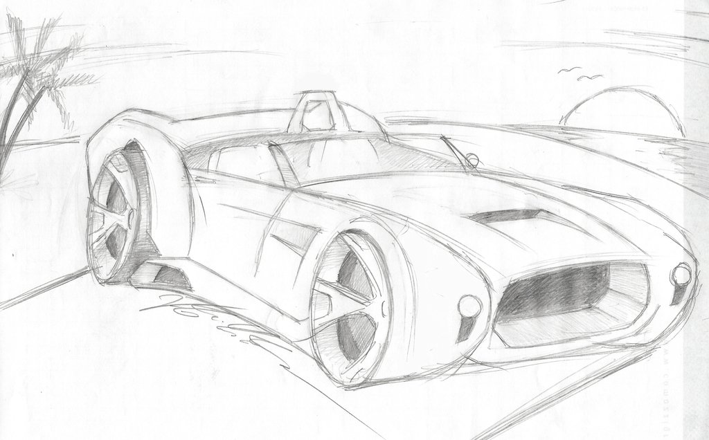 1024x636 Shelby Cobra 427 Sc Concept - Shelby Cobra Sketch