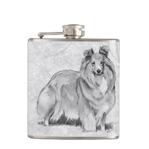 307x307 Sheltie Drawing Home Furnishings Amp Accessories Zazzle - Sheltie Sketch
