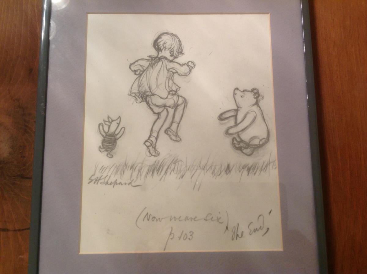 1200x896 E.h. Shepard Winnie The Pooh Original Drawings Collectors Weekly - Shepard Sketch