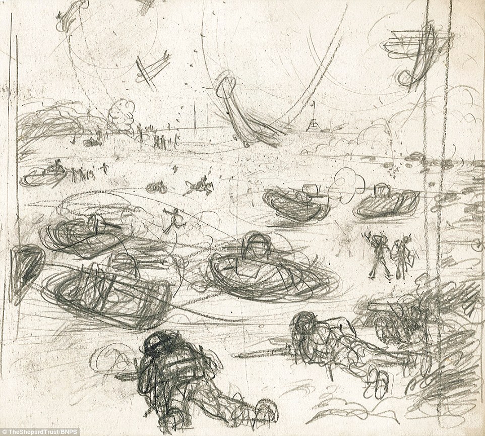 962x865 First World War Sketches By Winnie The Pooh Illustrator Eh Shepard - Shepard Sketch