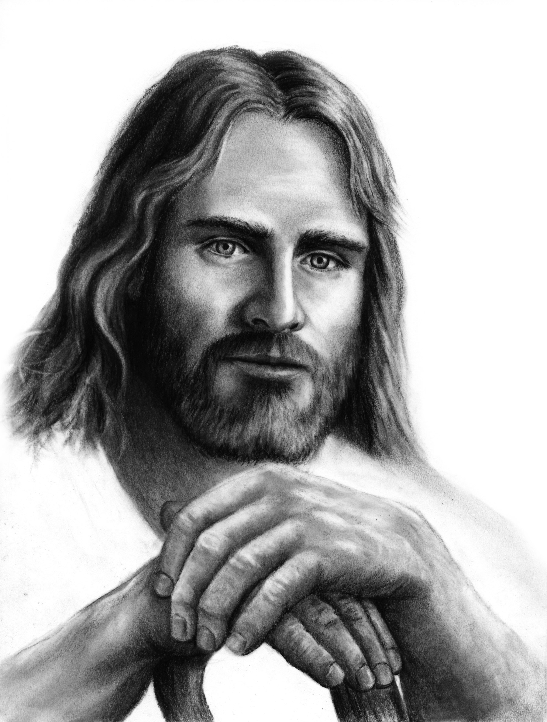 1800x2374 The Good Shepherd Sketch - Shepherd Sketch