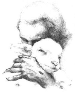 250x305 To Sketch Good Shepherd Faith God, Christ And Faith - Shepherd Sketch