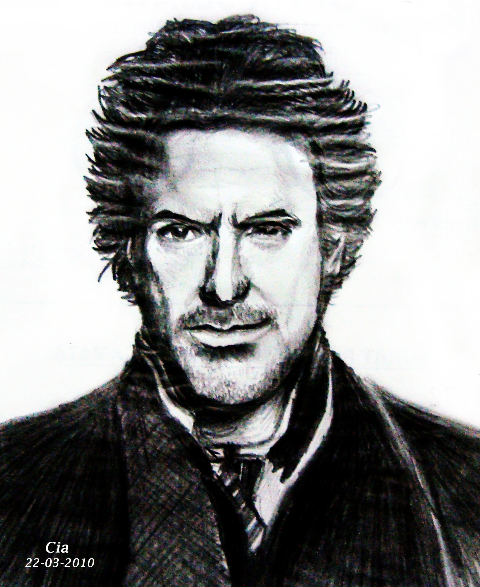1660x2032 My Sketch Sherlock Holmes (Robert Downey Jr.) Exlibrissisca - Sherlock Sketch