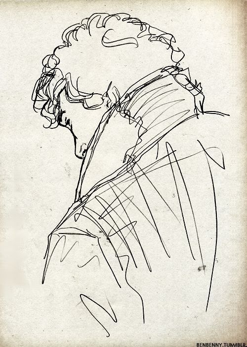 500x700 Pin By Brookelle On Art Inspiration Sherlock - Sherlock Sketch