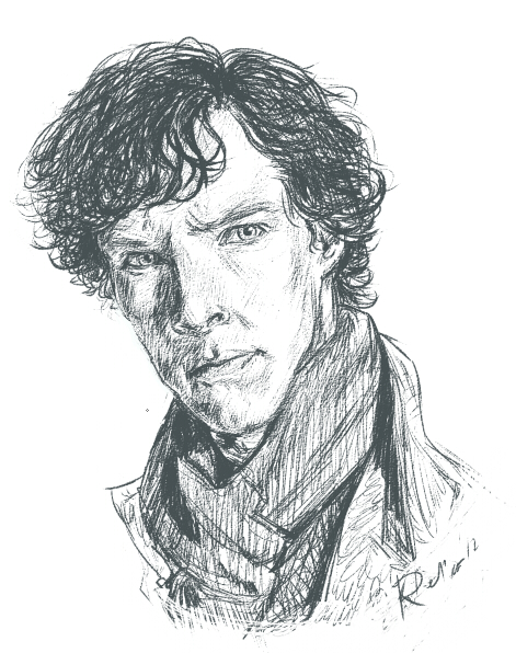 471x596 Sherlock Sketch By Kayetart - Sherlock Sketch
