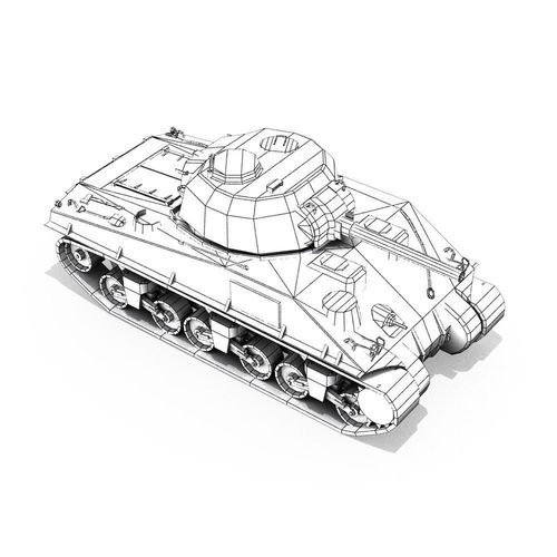 Sherman Tank Sketch at PaintingValley.com | Explore collection of ...