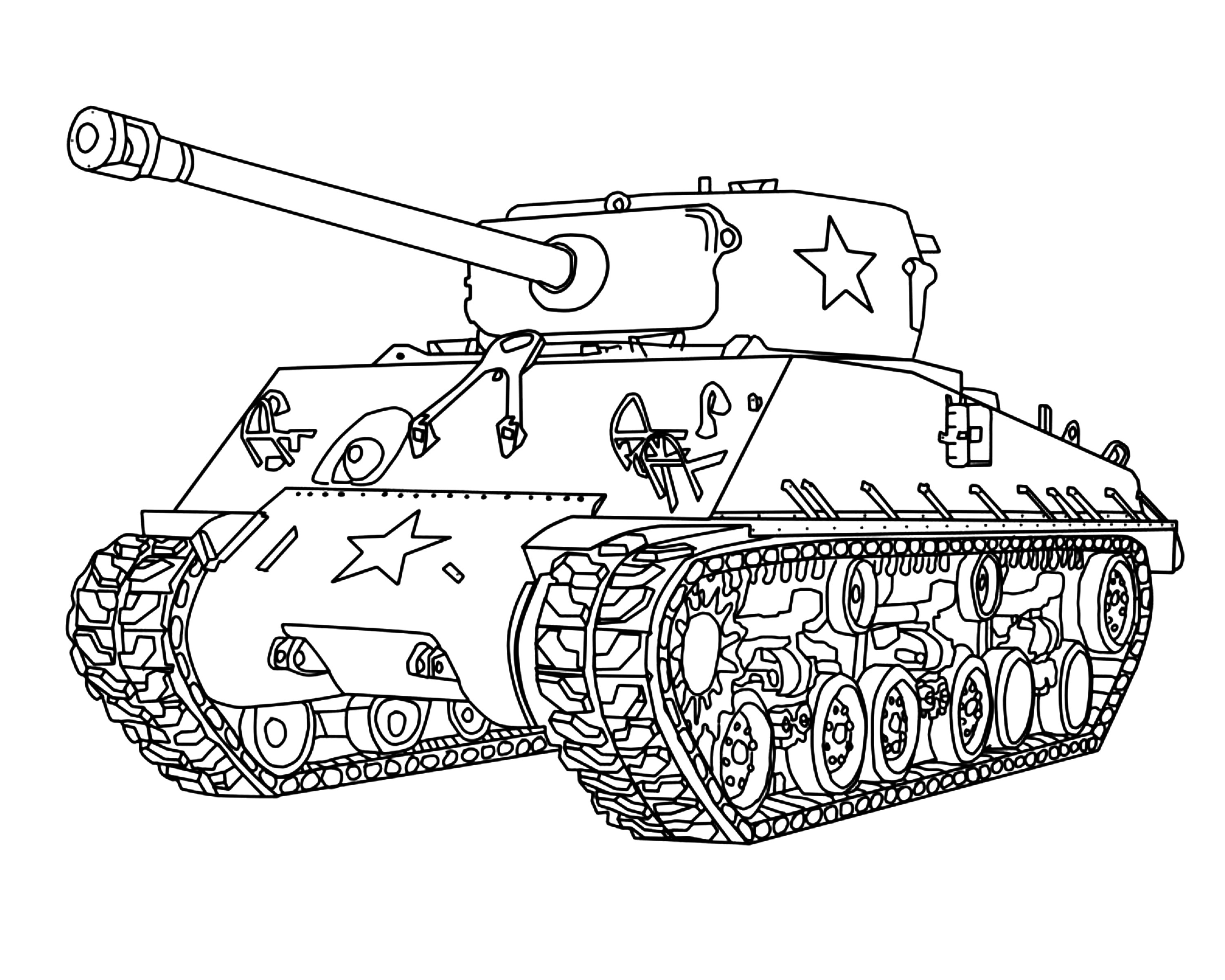 how to draw military tank