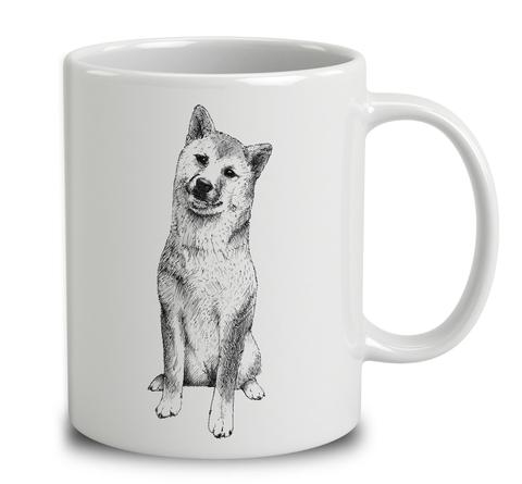 480x445 Shiba Inu Sketch Mug Empire - Shiba Inu Sketch