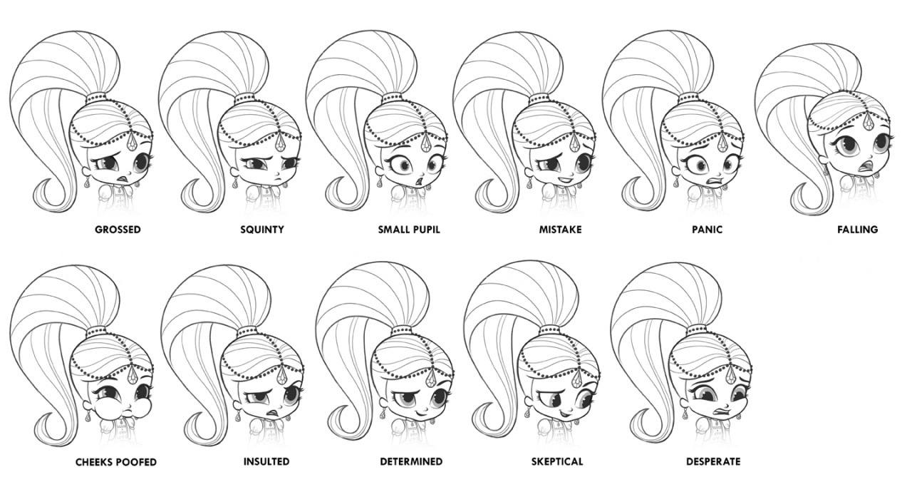 1280x704 Image - Shimmer And Shine Sketch