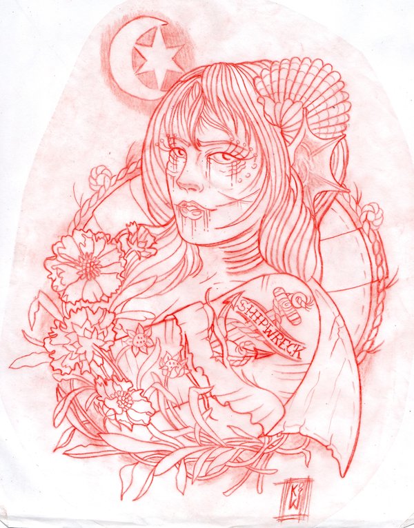 600x766 Shipwreck Sketch By Timetotakeback - Shipwreck Sketch