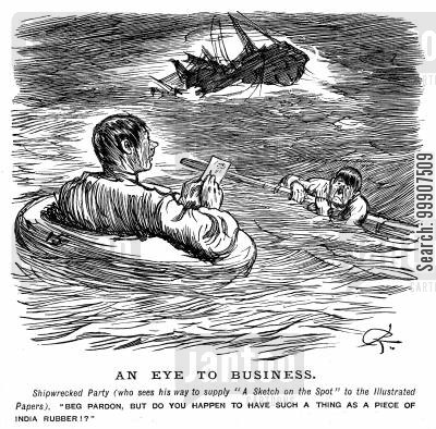 400x394 Sketch On The Spot Cartoons - Shipwreck Sketch