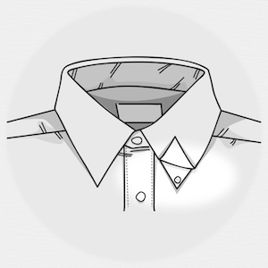 Shirt Collar Sketch at PaintingValley.com | Explore collection of Shirt ...