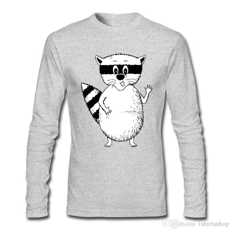 800x800 Fashion High Quality Sell Hot Shirts Cute Raccoon Painting Sketch - Shirt Collar Sketch