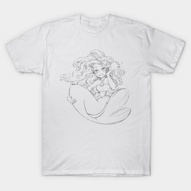 630x630 Mermaid Sketch - Shirt Sketch