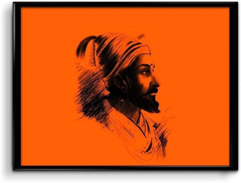 832x633 Shivaji Maharaj Sketch Paper Print - Shivaji Maharaj Sketch