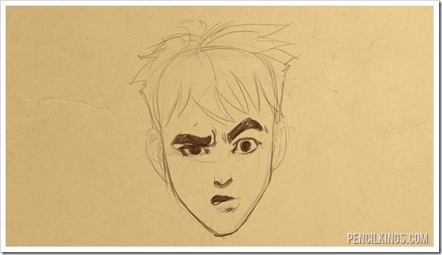 628x362 Drawing A Confused Face...without The Confusion - Shocked Face Sketch