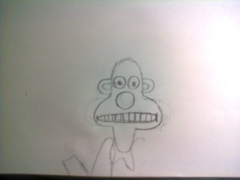 800x600 Wallace Shocked Face Practice Sketch By Microscopics Untd On - Shocked Face Sketch