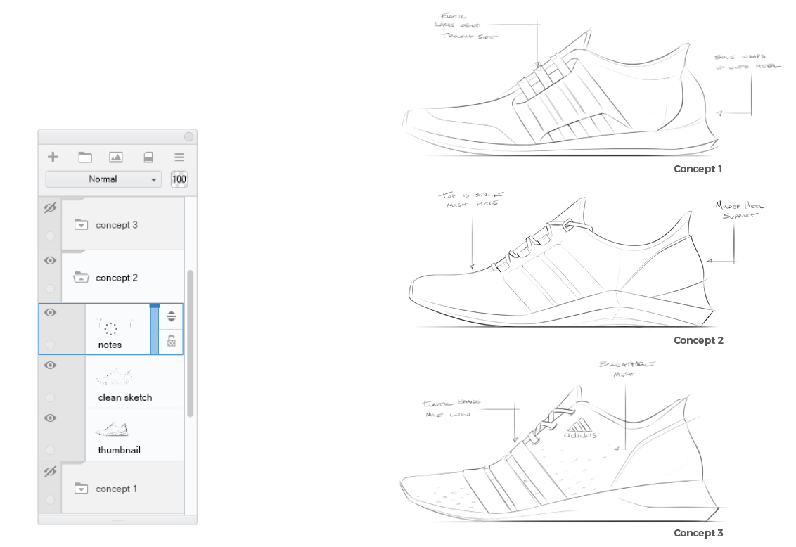 1132x778 How To Draw (Beautiful) Shoes Hudson Rio - Shoe Design Sketches