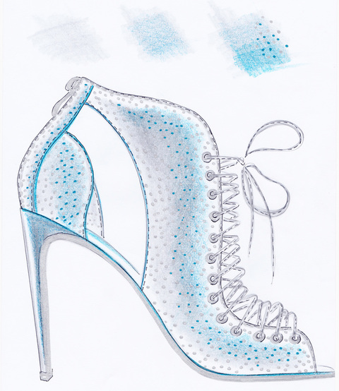 480x554 I Draw Shoe Designs - Shoe Design Sketches