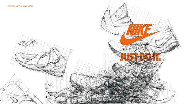 600x340 Nike Shoes On Behance - Shoe Design Sketches