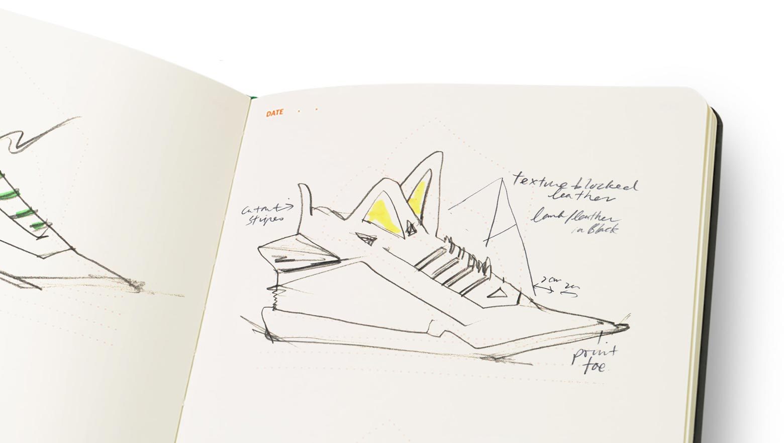 1560x881 Fashionary Shoes A5 - Shoe Sketch Template