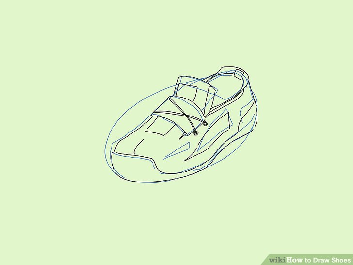 728x546 4 Ways To Draw Shoes - Shoes Sketch Drawing