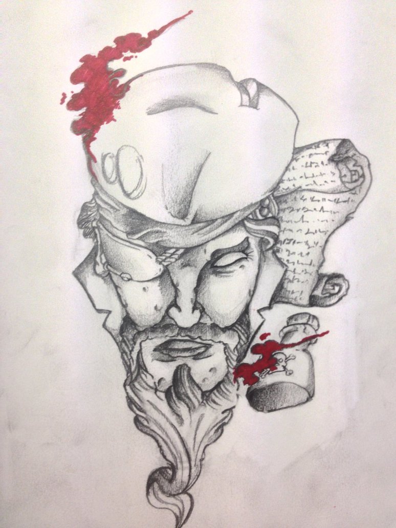 774x1032 Blackbook Sketch No 14 Pirate Oldschooll! By Shogun Art N Design - Shogun Sketch