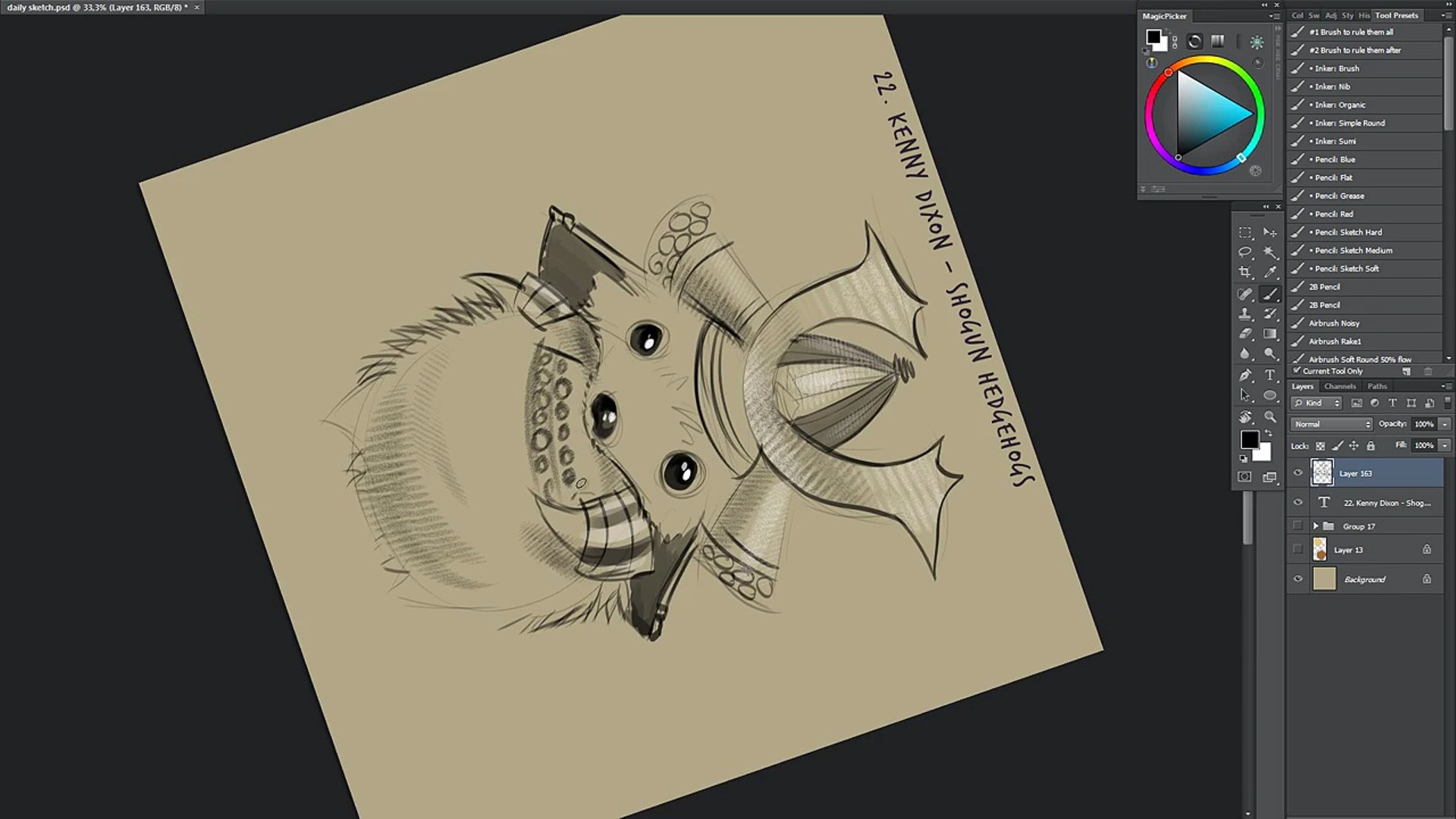 1920x1080 Daily Sketch - Shogun Sketch