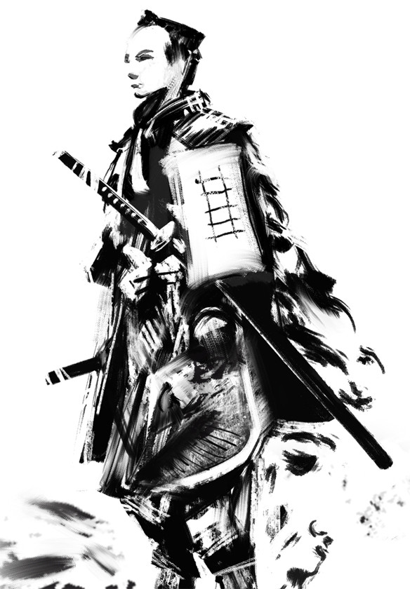 584x840 Sean Jun - Shogun Sketch