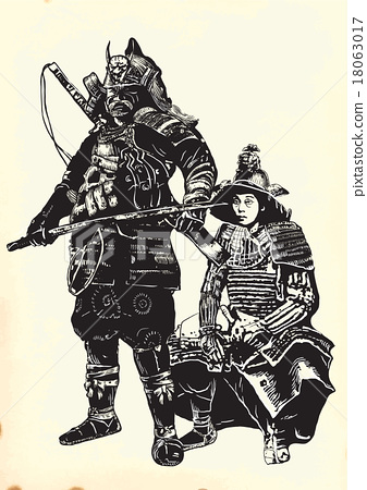 337x450 Vector From Japan Culture - Shogun Sketch