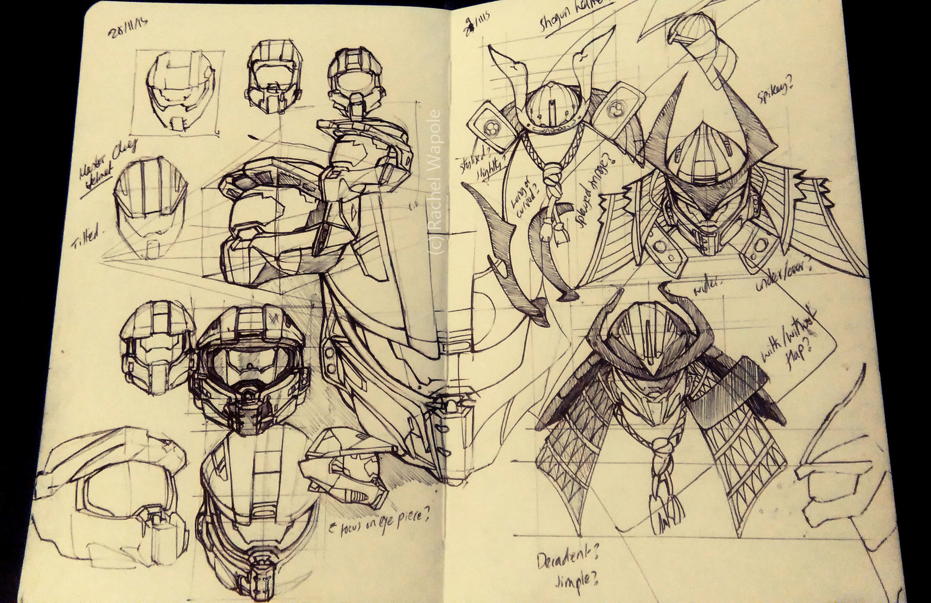 1920x1243 Artstation - Shogun Sketch