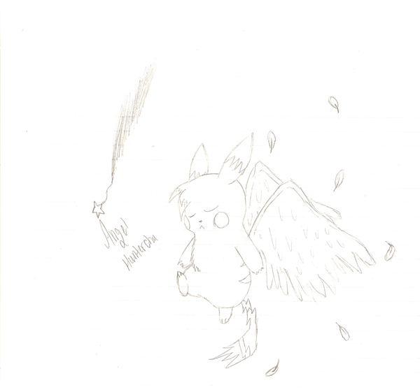 600x561 Shooting Star Sketch By Flamebunny700 - Shooting Star Sketch