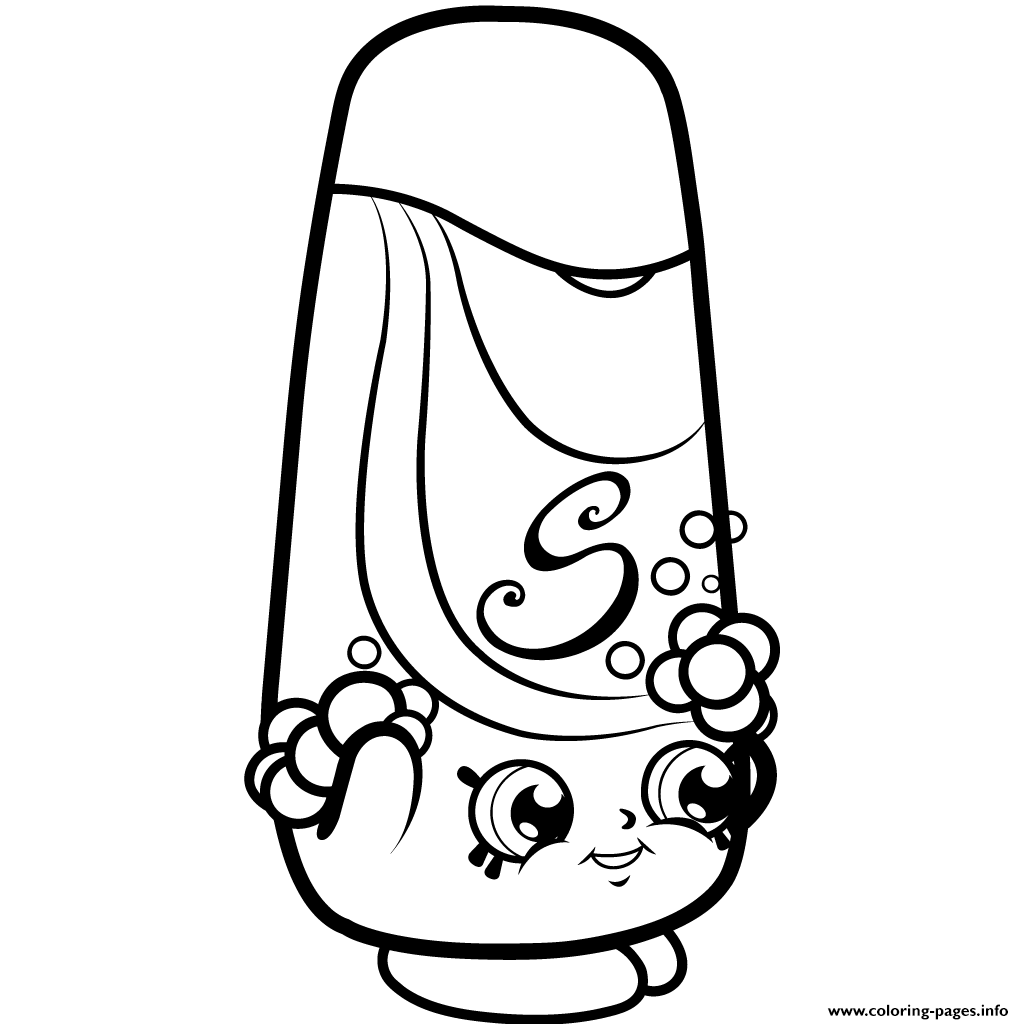 1024x1024 Shampy Shopkins Season 1 Coloring Pages Printable - Shopkins Sketch