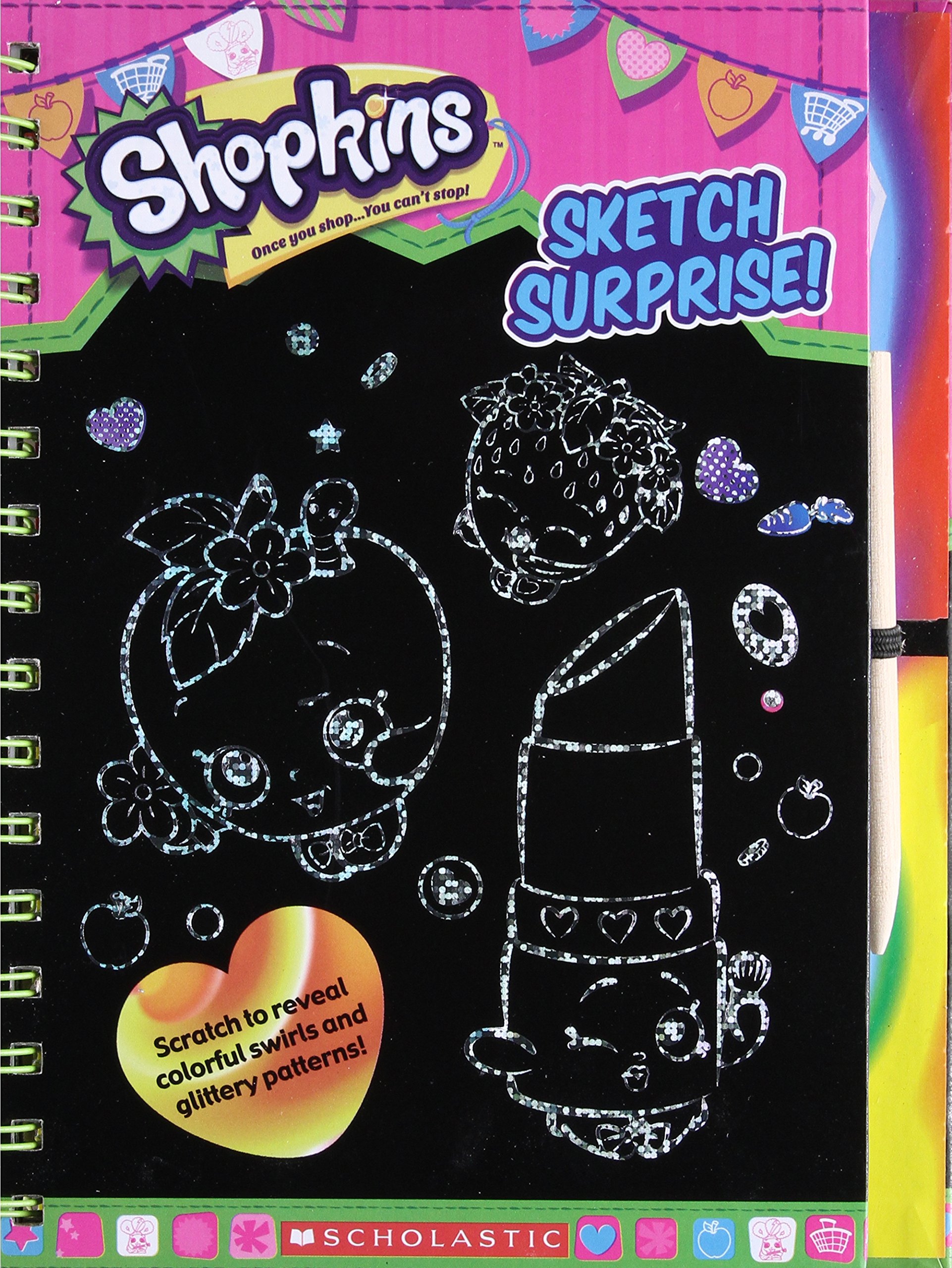 1922x2560 Sketch Surprise! (Shopkins) Amazon.co.uk Scholastic Books - Shopkins Sketch