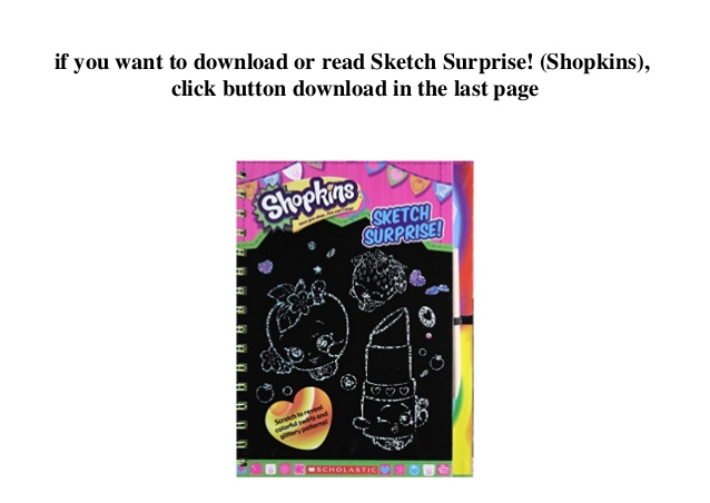 638x452 Download [Pdf] Sketch Surprise! (Shopkins) Read Online - Shopkins Sketch