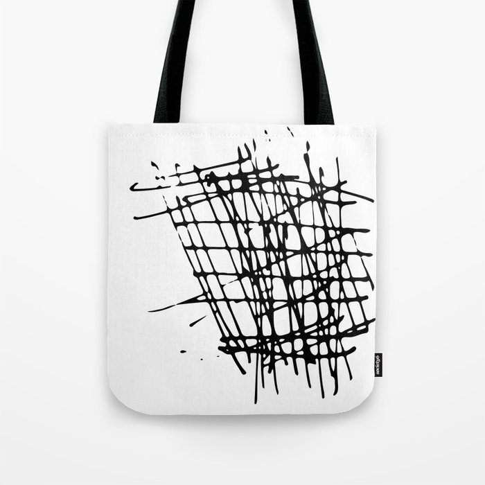 700x700 Sketch Black And White Tote Bag By Followmeinstead Society6 - Shopping Bag Sketch